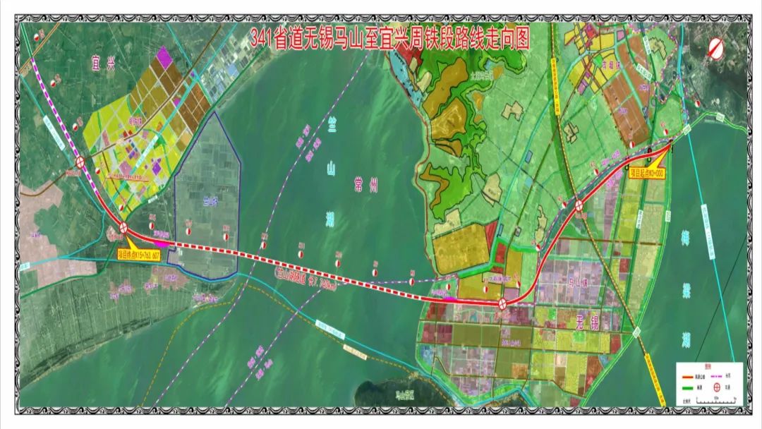 太湖隧道南泉段凤翔路快速化改造341省道宜兴至马山段地铁4号线也焕发