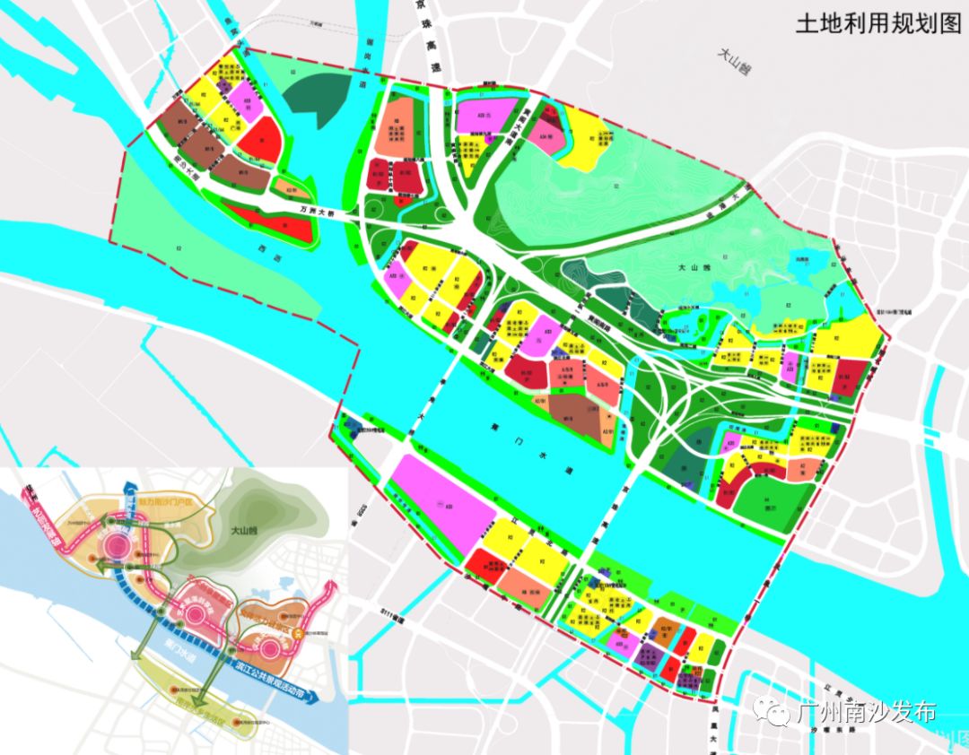 成果完成規劃技術審查,批前公示等,經廣州南沙新區城市規劃委員會審議