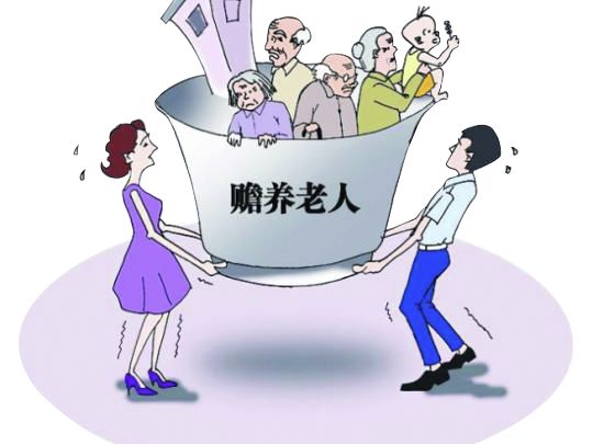 赡养老人海报图片