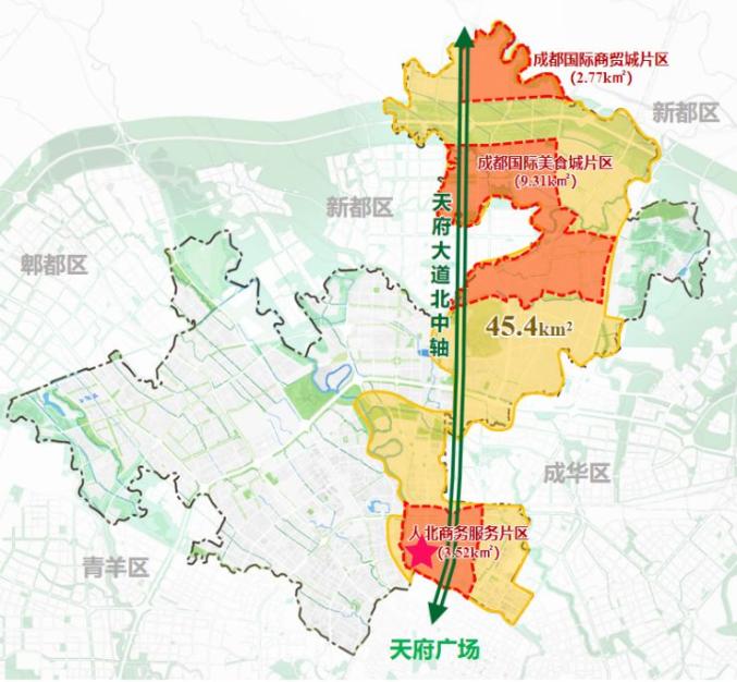 成都金牛区北改规划图图片