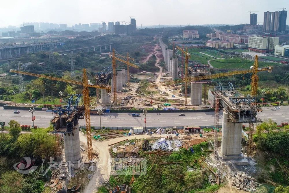 泸州段全线首次航拍来了川南城际铁路已建成这样