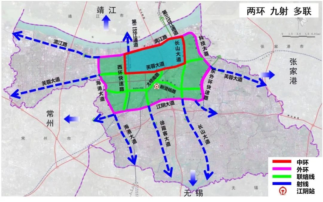 江阴新桥规划图图片