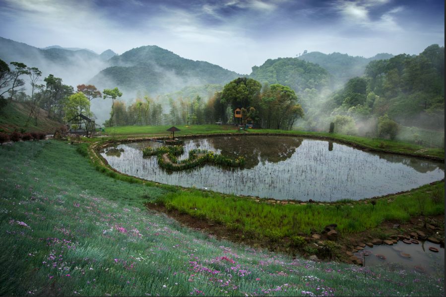 沙柳笔架山图片