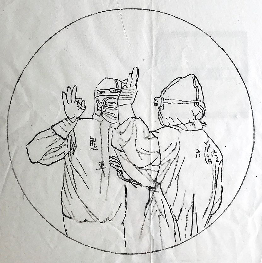 10幅战地速写致敬红区里的橄榄绿