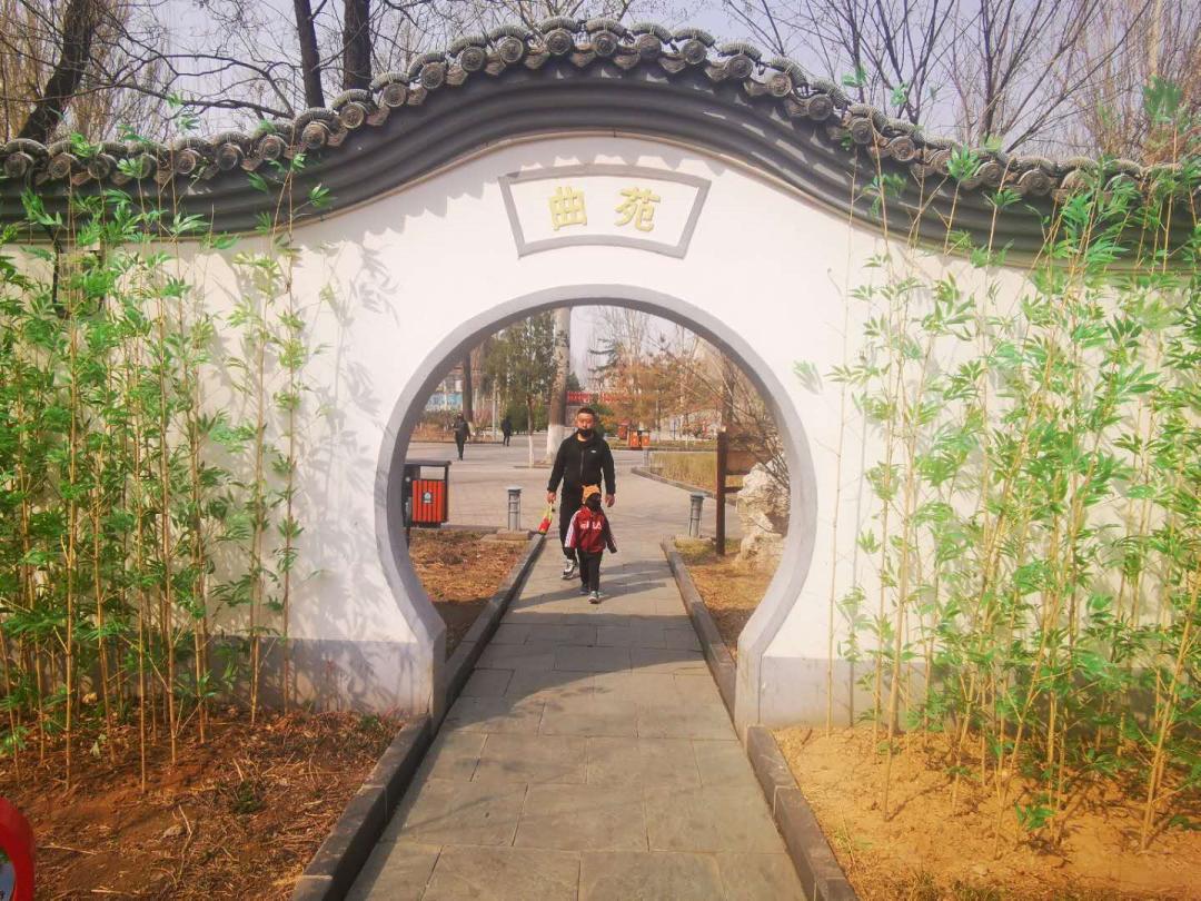 春暖花开奔你而来下花园水泉公园今天正式开园