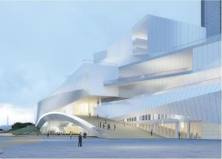 白鹅潭三馆合一效果图曝光打造540米亲水栈道早安广州