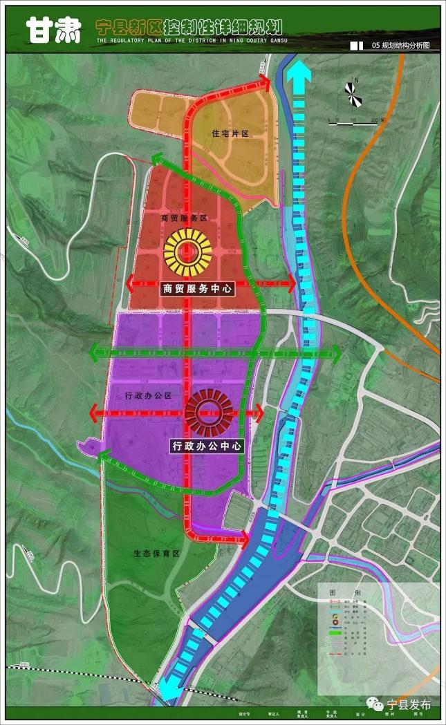 宁县人民法院县城新区规划居住用地面积为61