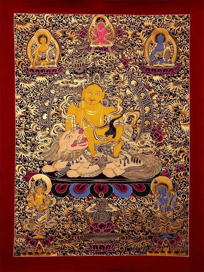 青海唐卡画布上的魂与信仰