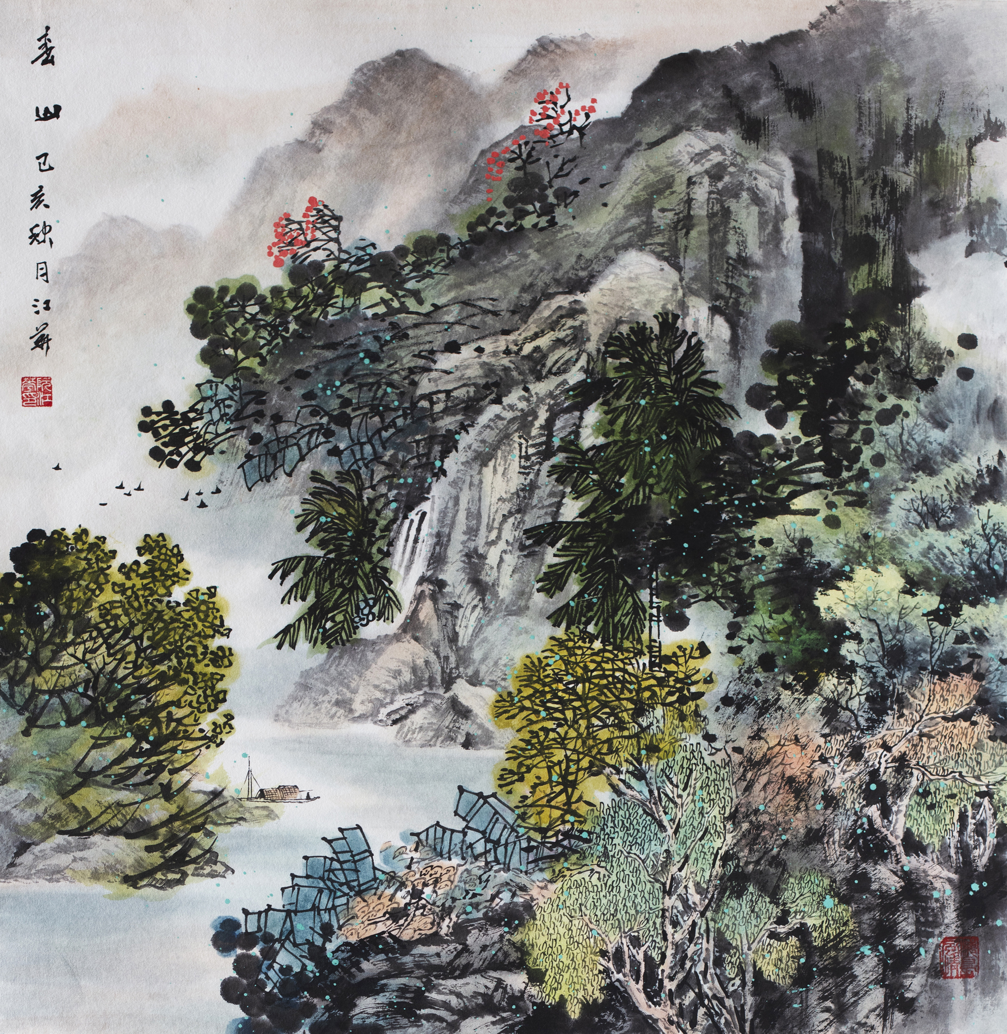 著名画家阮江华新作赏析