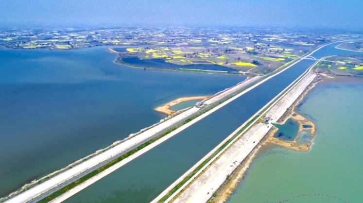 春日里的湖北|湖北沙洋:最美人工运河!风吹菜花香两岸