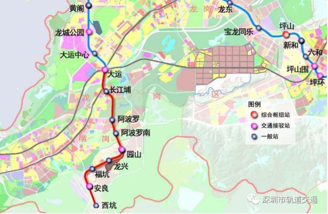 龙岗地铁3号线线路图图片