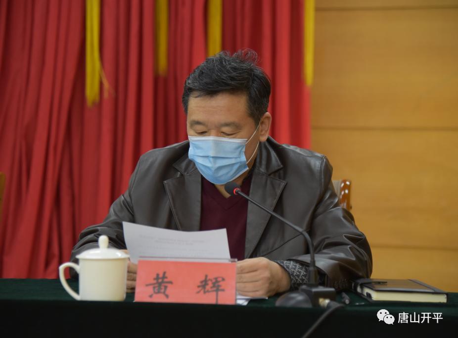 区委书记张永新带领参会区领导和部分单位主要负责同志实地检查了开平