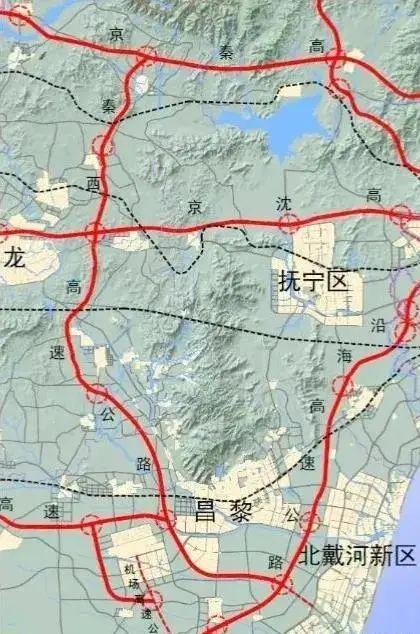秦皇岛新102国道规划图图片