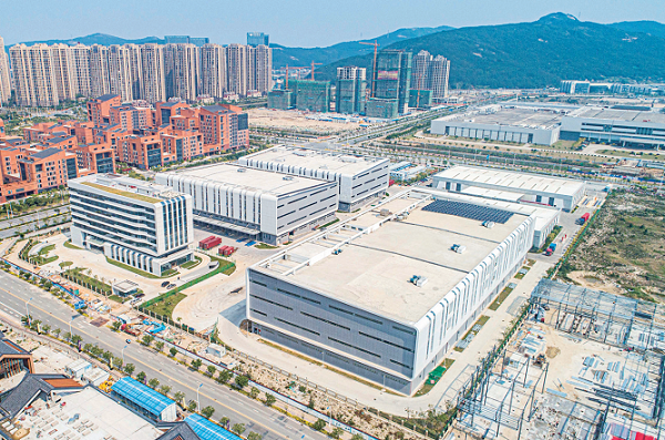 金井湾跨境电商物流园区二期2,3号仓库验收通过