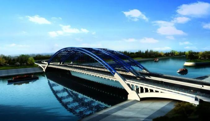 引江济淮合肥段三大市政桥梁首次"亮相"