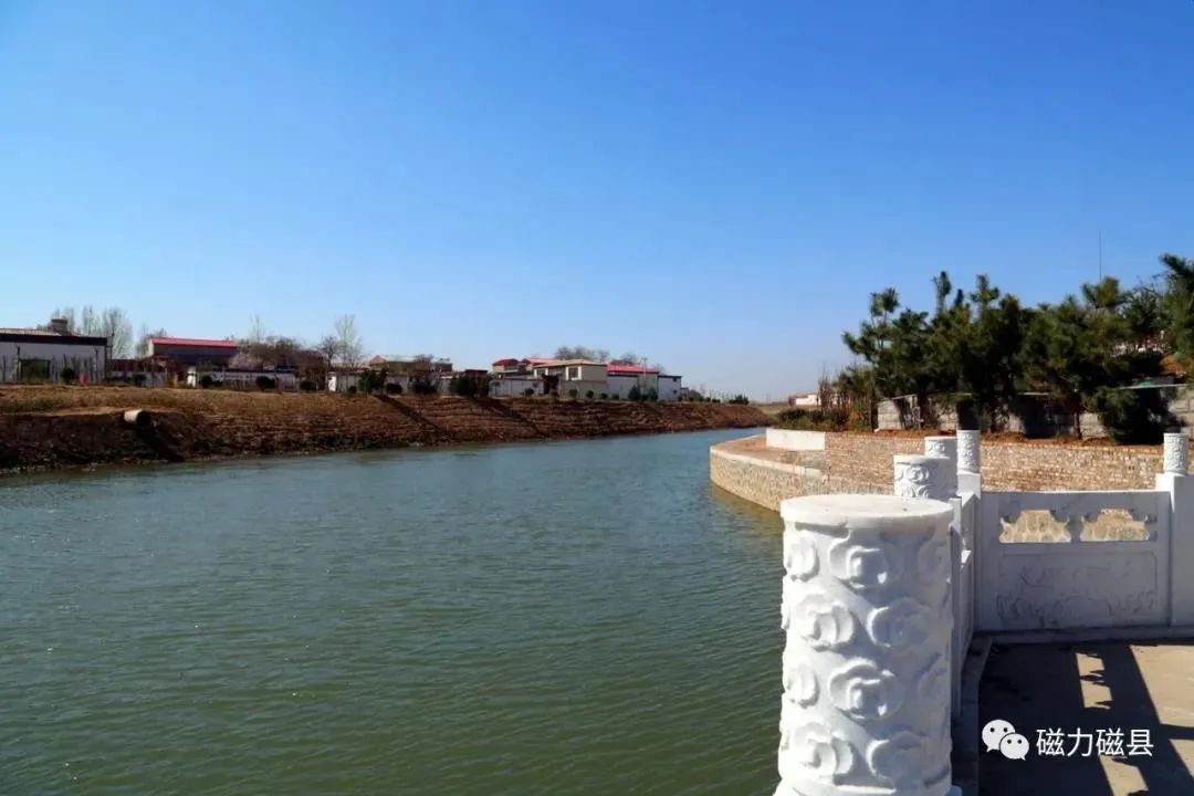 好一幅磁州春明滏河图充满诗情画意水清岸绿,河畅景美经磁州镇北开河