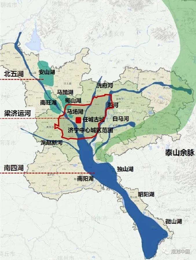 济宁运河景观带规划图片