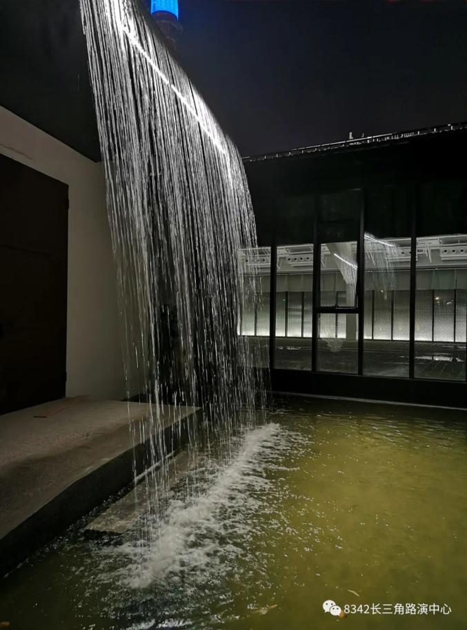 水幕电影雨水花园水上舞台金山这里的污水坑华丽变身