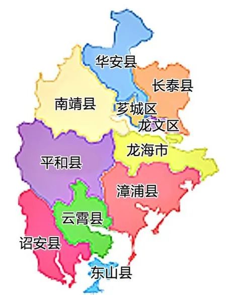 漳州市地图全图可放大图片