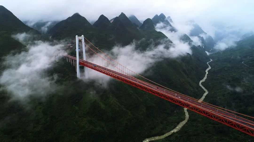 贵州北盘江大桥全景图片