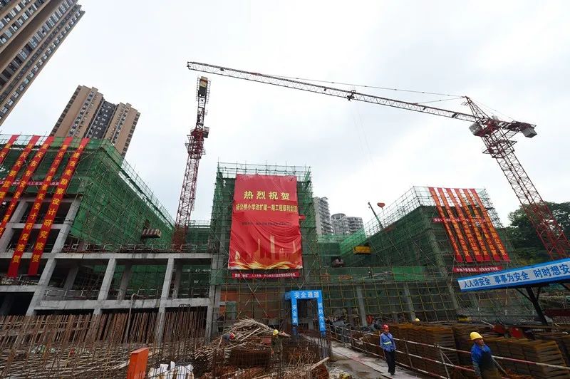 杨公桥小学改扩建项目预计8月交付