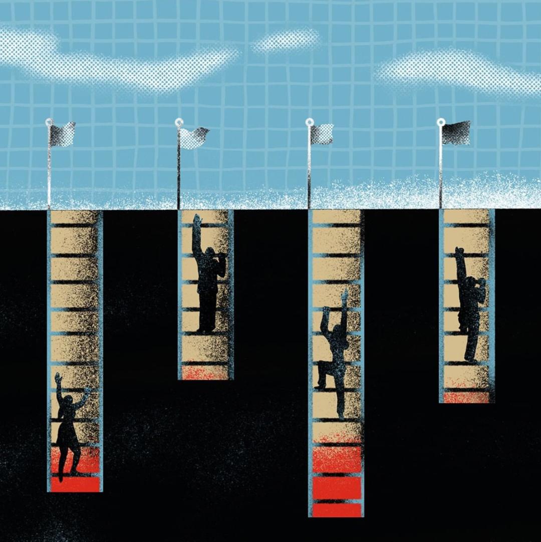 如果真在人生中途遇挫,突然被打落谷底,要怎样爬出去?