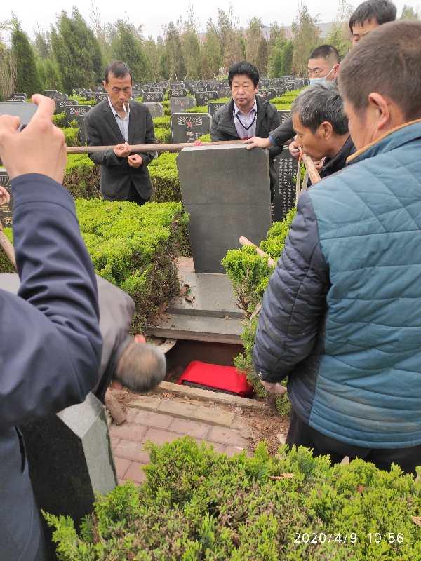 徐文启的骨灰安葬在阳谷县烈士陵园.