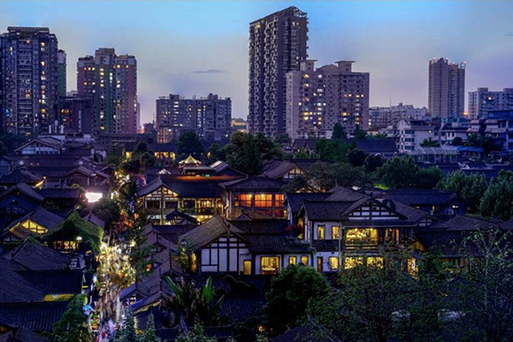 成都宽窄巷子。成都宽窄巷子景区供图