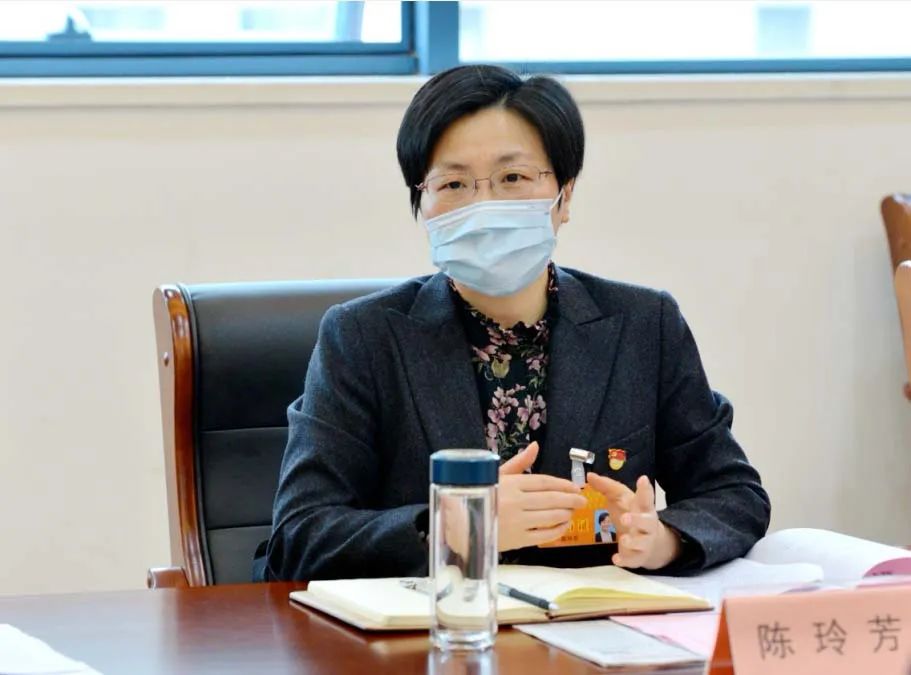 陈玲芳参加政协医药卫生界讨论全力促进民生事业发展让群众生活在海盐