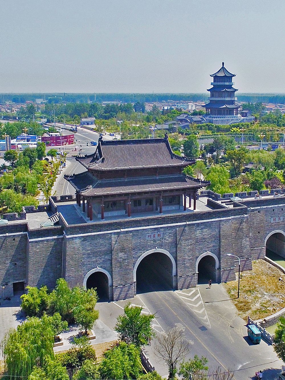 的柔波里校园文化传承国粹薪火(王昊/摄)千古名将韩信汉赋大家枚乘