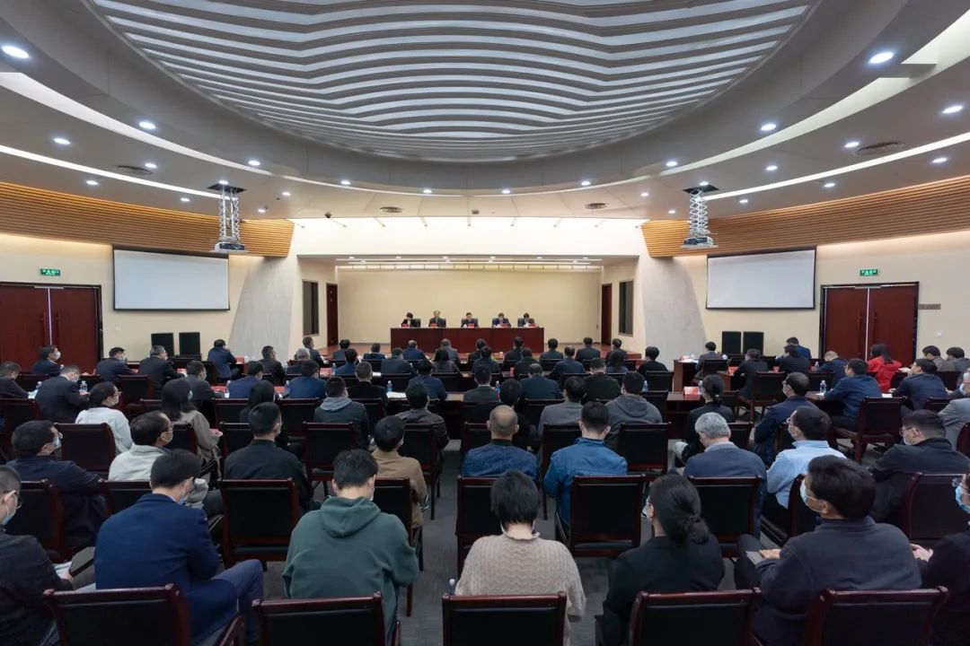 梅山物流产业集聚区召开会议,宣布梅山物流产业集聚区班子人事任免