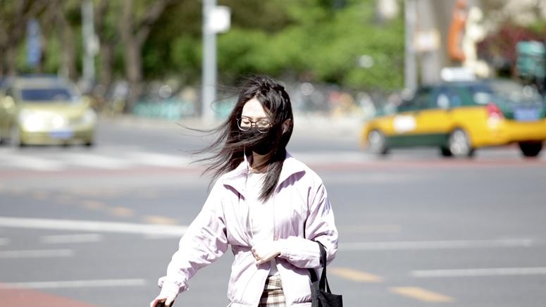 北京四月的大风像是要把春天吹跑