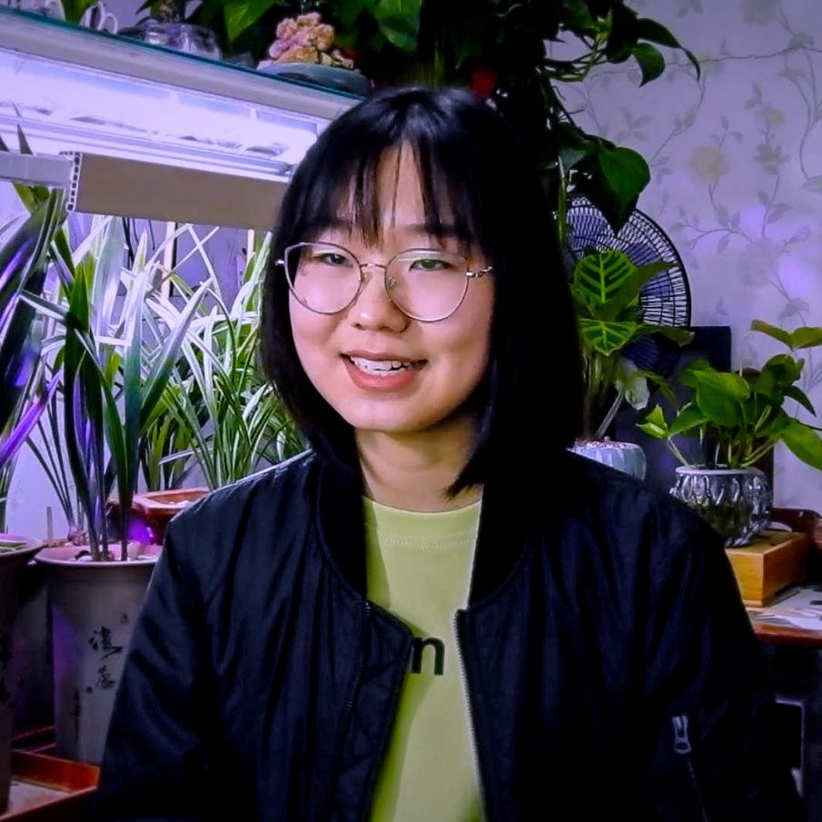 北京大学学生绿色生命协会志愿者 孔玥峤同学"这个园子里很多动物和