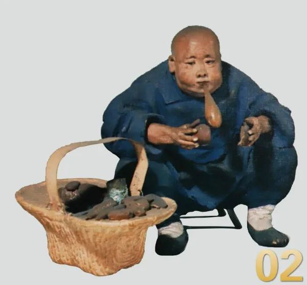 图2:《吹糖人》 — 张玉亭图3:《王戎与向秀》 — 张钺图4:《惜春作画