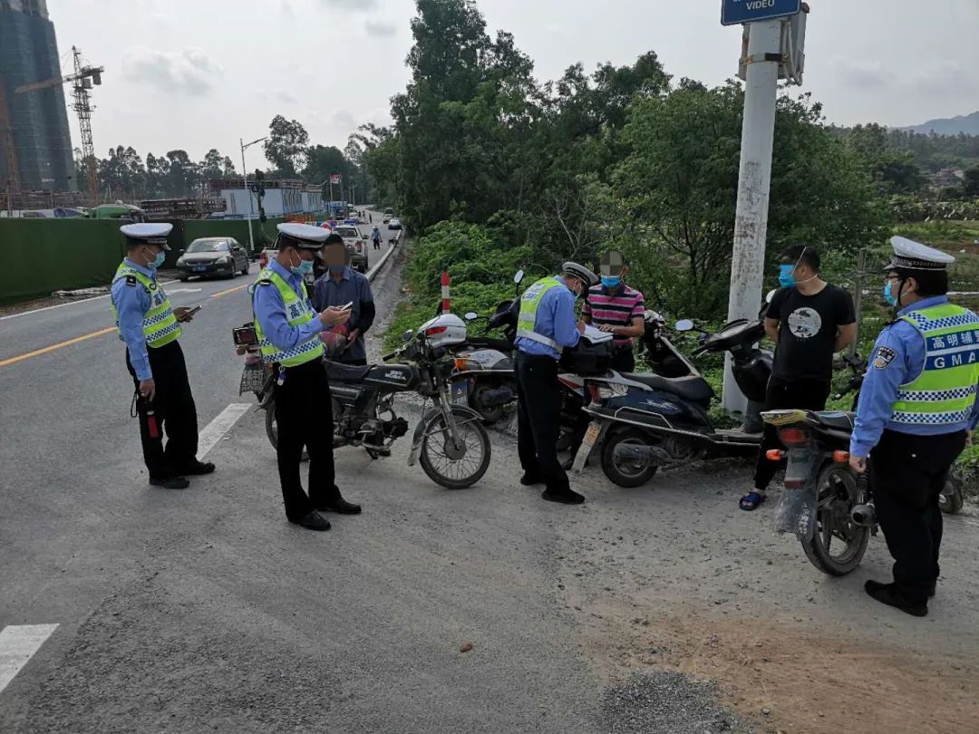 电子警察24小时抓拍!高明查车设卡点大曝光