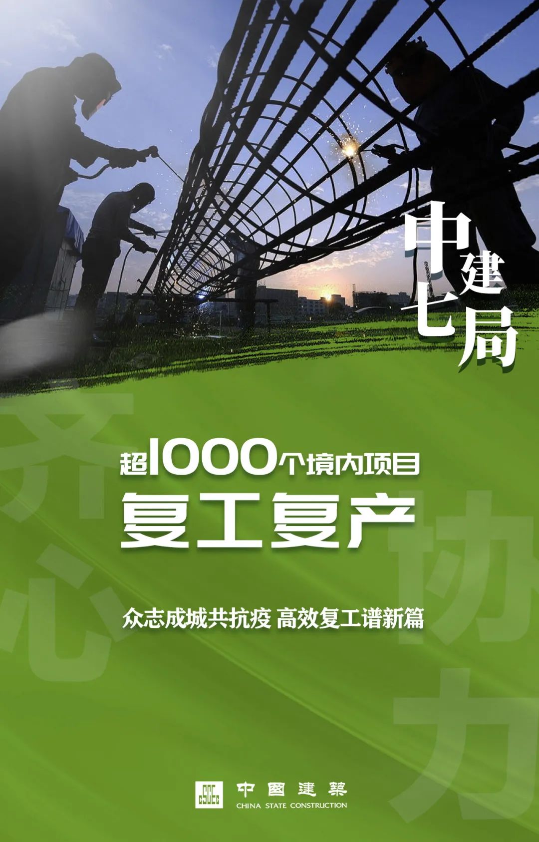 数说复工复产中建集团这五家子企业复工达产驶入快车道