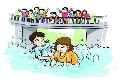 暖新闻江西2020花甲妇人跳河轻生跳水相救弘扬正气