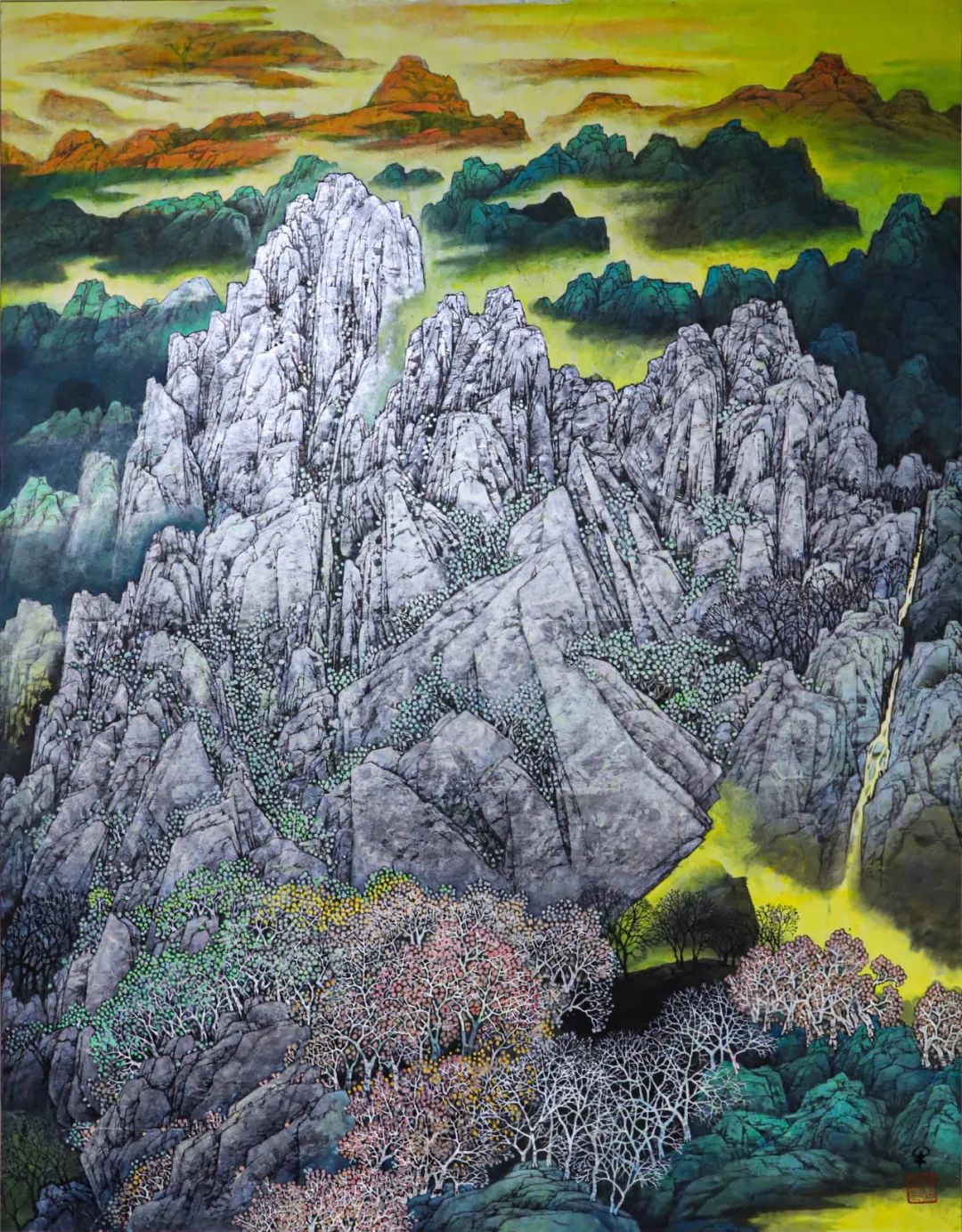 西安画家笔下的大秦岭美术作品网络展