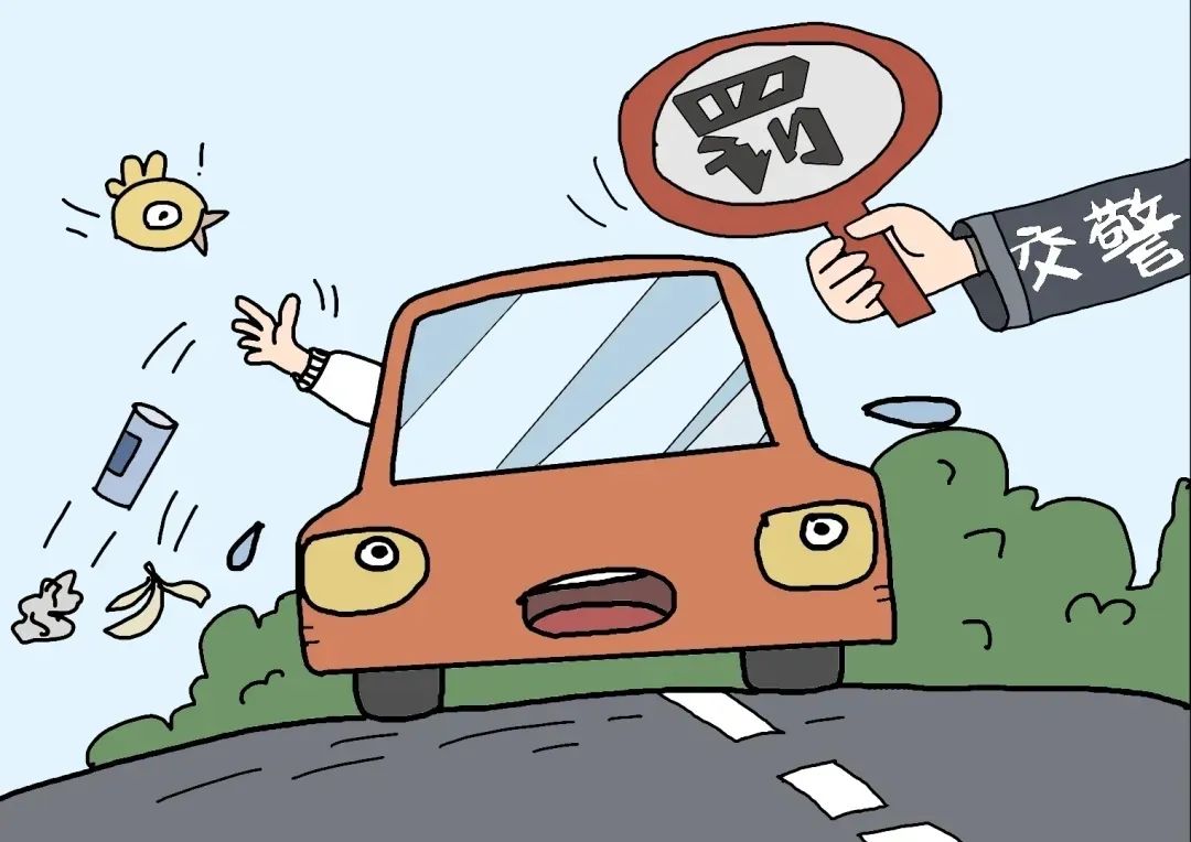 【创城】吴忠交警向"车窗抛物"交通违法行为"亮剑"