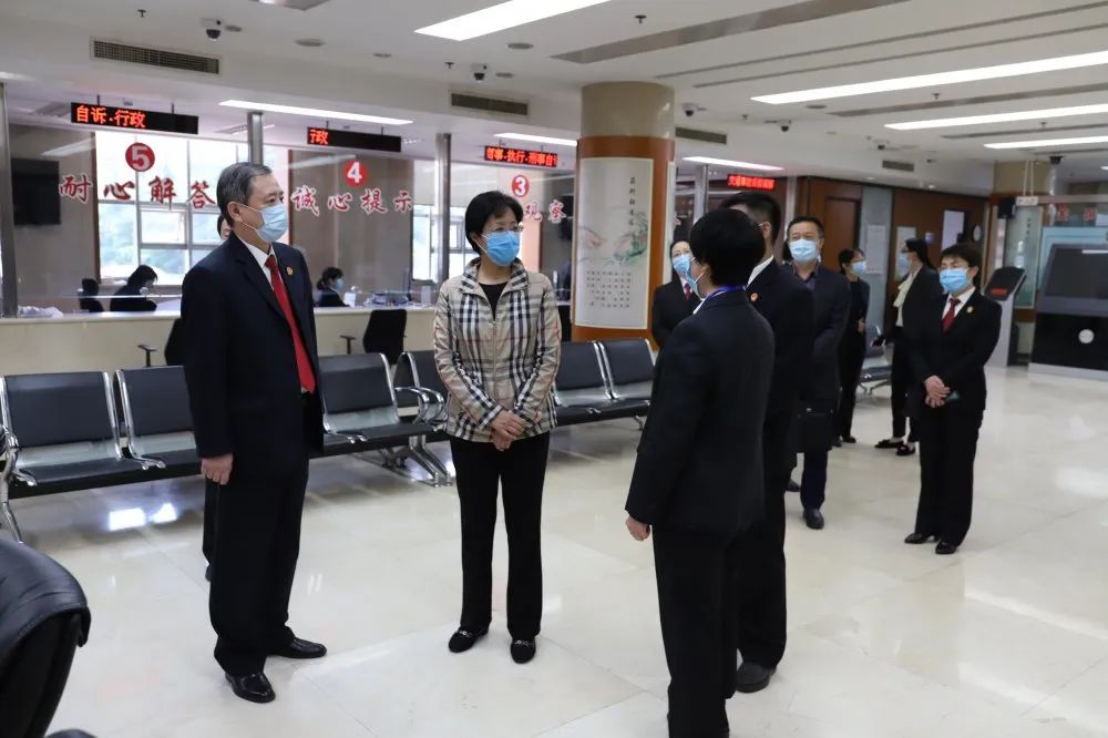 天津高院党组书记,院长李静到西青法院调研指导工作