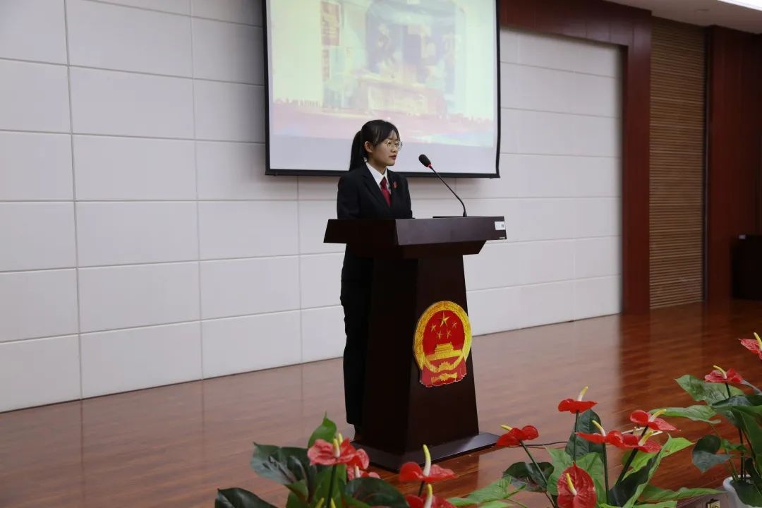 "五四"青年节丨平罗法院举办"致青春·我为法徽添光彩"主题演讲比赛