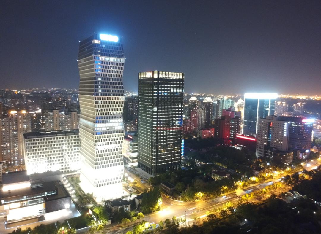 古北的夜景绚丽多彩