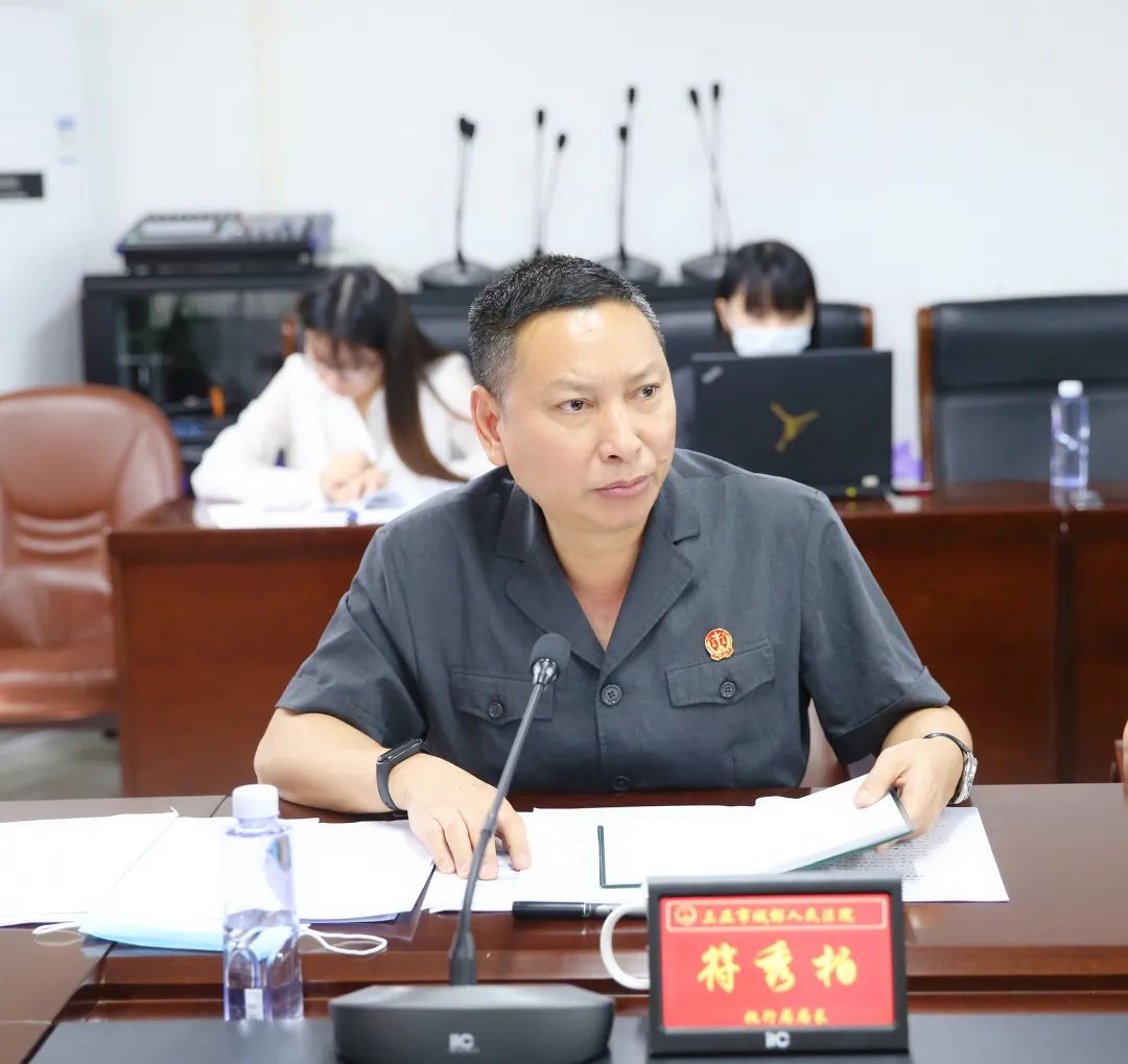 省高院曾繁深专委调研督导三亚市两级法院执行工作
