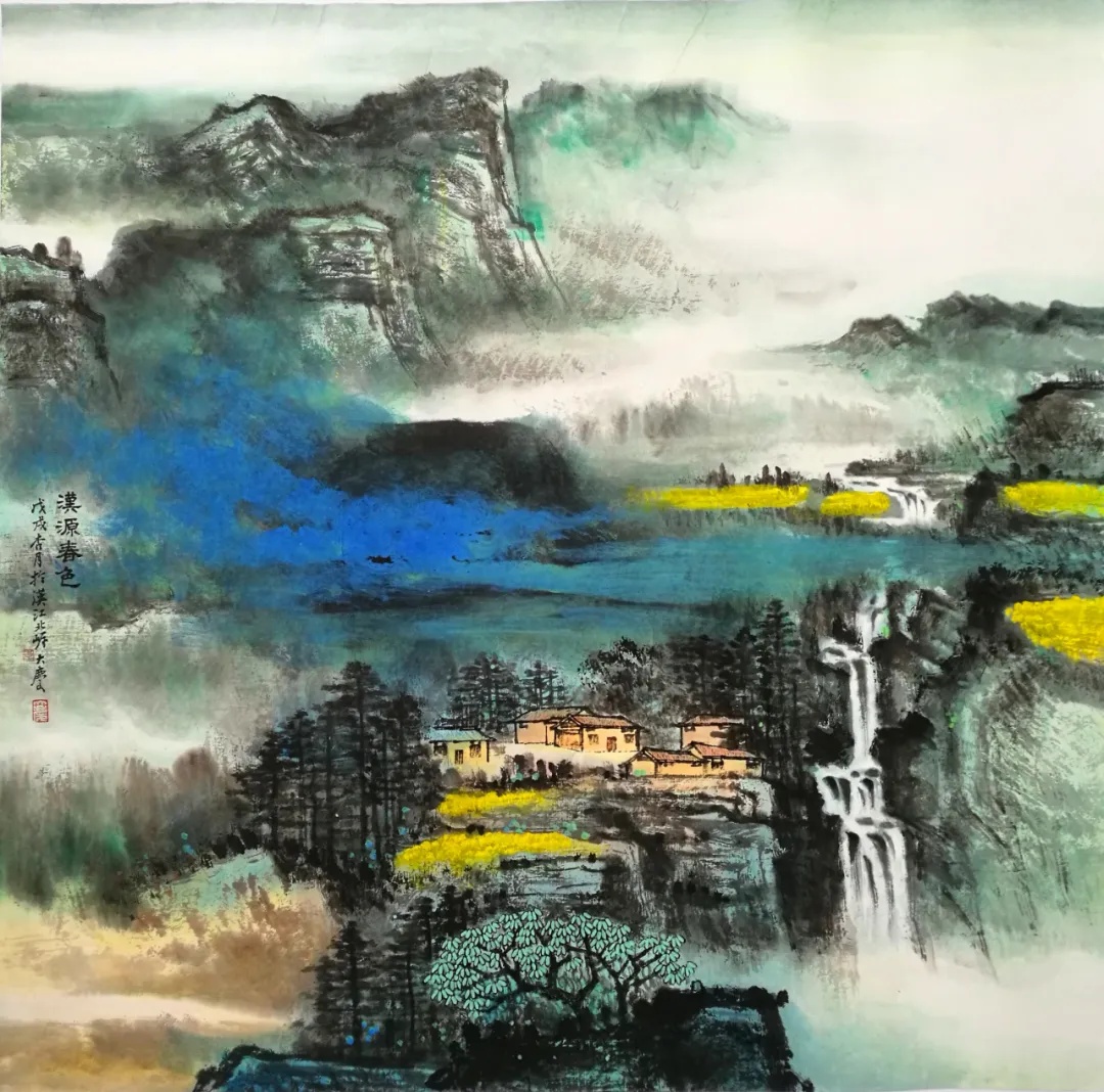 青春青山西安青年画家笔下的大秦岭