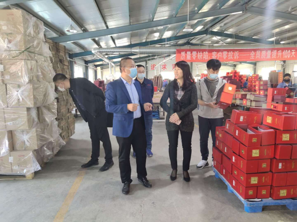 区应急管理局检查文博印刷有限公司