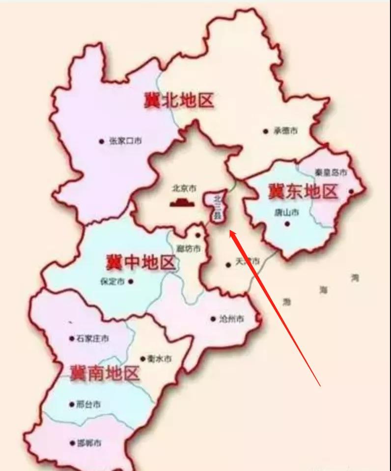 廊坊北三县地图全图图片