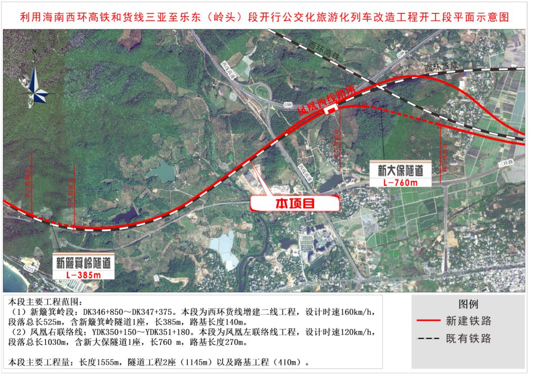 三亚还在谋划一批新基建项目,包括海南西环铁路三亚至乐东段公交化