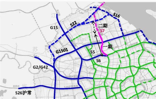 s7沪崇高速路线图图片