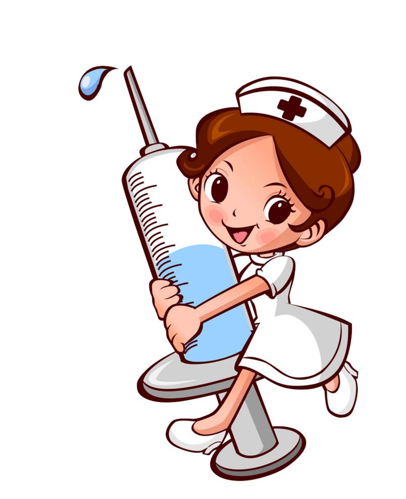 疫情卡通Q版 护士图片