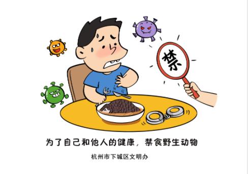 为了自己和他人的健康,禁食野生动物